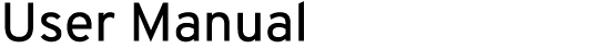 User Manual