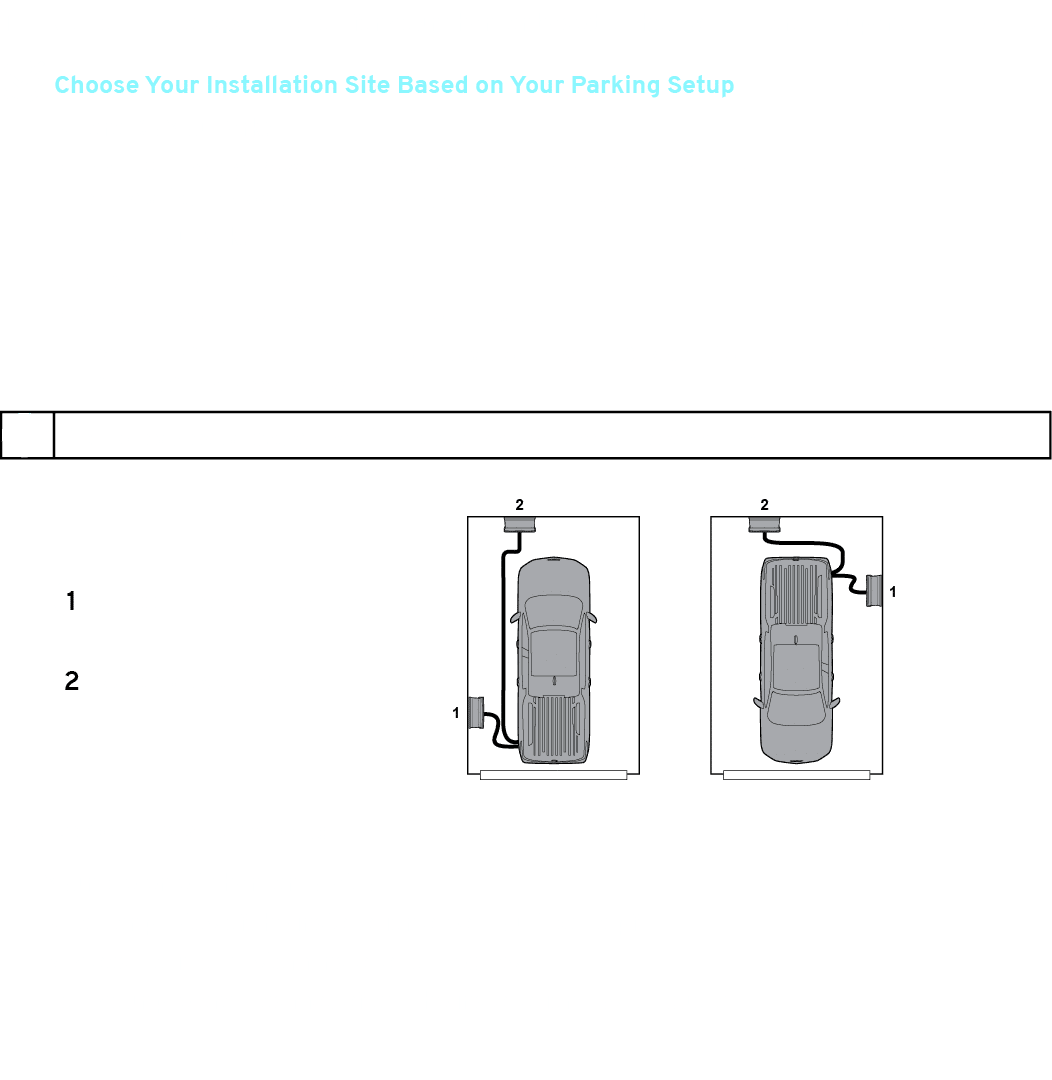 Think through the best location for your charger based on how and where you park your GM EV. Talk to Your Installer A...