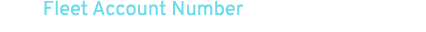 Fleet Account Number