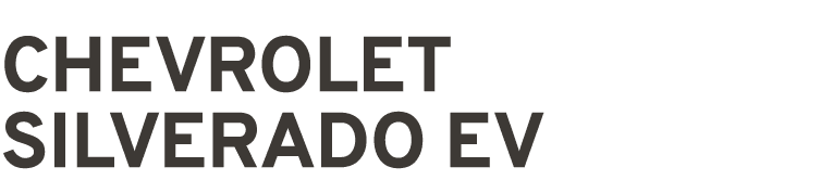 ﻿CHEVROLET silverado ev