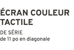  CRAN COULEUR TACTILE DE S RIE de 11 po en diagonale