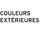 Couleurs ext rieures