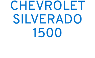 CHEVROLET SILVERADO 1500