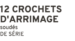 12 CROCHETS D'ARRIMAGE soud s DE S RIE 
