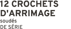12 CROCHETS D'ARRIMAGE soud s DE S RIE