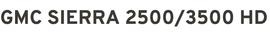 GMC Sierra 2500/3500 HD