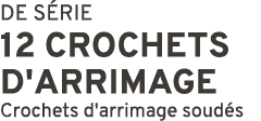 DE S RIE 12 CROCHETS D'ARRIMAGE Crochets d'arrimage soud s