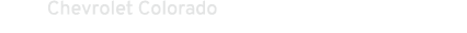 Chevrolet Colorado