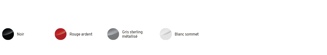 ￼,Noir,￼,Rouge ardent,￼,Gris sterling m tallis ,￼,Blanc sommet,,,,