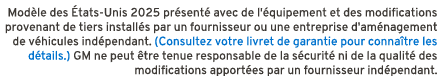 Mod le des tats Unis 2025 pr sent  avec de l' quipement et des modifications provenant de tiers install s par un fou...
