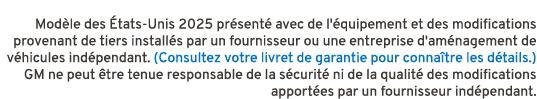 Mod le des tats Unis 2025 pr sent  avec de l' quipement et des modifications provenant de tiers install s par un fou...