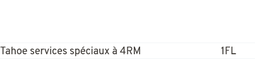 Tahoe services sp ciaux  4RM 1FL