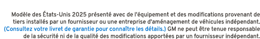 Mod le des tats Unis 2025 pr sent  avec de l' quipement et des modifications provenant de tiers install s par un fou...