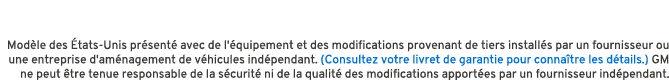 Mod le des tats Unis pr sent  avec de l' quipement et des modifications provenant de tiers install s par un fourniss...