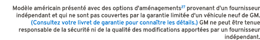 Mod le am ricain pr sent avec des options d'am nagements27 provenant d'un fournisseur ind pendant et qui ne sont pas...