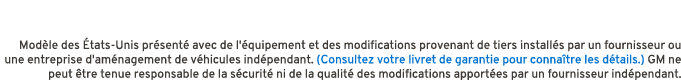 Mod le des tats Unis pr sent  avec de l' quipement et des modifications provenant de tiers install s par un fourniss...