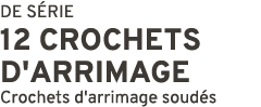 DE S RIE 12 CROCHETS D'ARRIMAGE Crochets d'arrimage soud s
