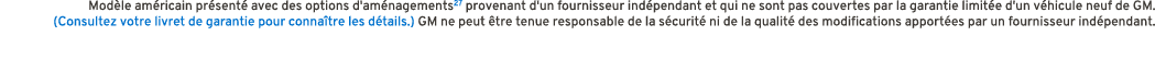 Mod le am ricain pr sent avec des options d'am nagements27 provenant d'un fournisseur ind pendant et qui ne sont pas...