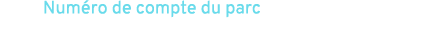 Num ro de compte du parc
