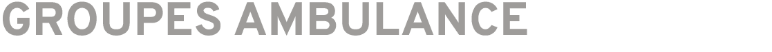 GROUPES AMBULANCE