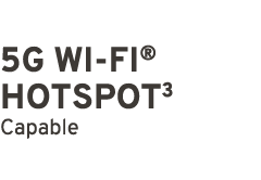 5G Wi Fi® Hotspot3 Capable 