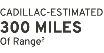 CADILLAC ESTIMATED 300 MILES Of Range2