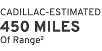 CADILLAC ESTIMATED 450 MILES Of Range2