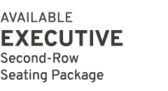 Available EXECUTIVE Second Row Seating Package