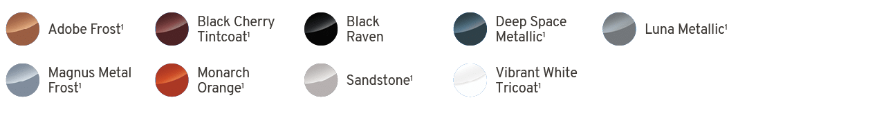 ￼,Adobe Frost1,￼,Black Cherry Tintcoat1,￼,Black Raven,￼,Deep Space Metallic1,￼,Luna Metallic1,,,￼,Magnus Metal Frost1...