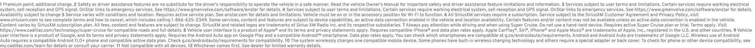 1 Premium paint; additional charge. 2 Safety or driver assistance features are no substitute for the driver’s respons...
