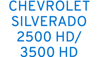 CHEVROLET SILVERADO 2500 HD/ 3500 HD