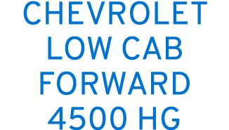 Chevrolet Low Cab Forward 4500 HG