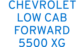 Chevrolet Low Cab Forward 5500 XG 