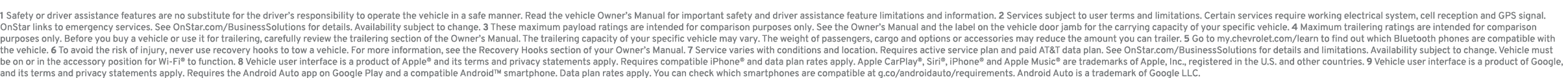 1 Safety or driver assistance features are no substitute for the driver’s responsibility to operate the vehicle in a ...