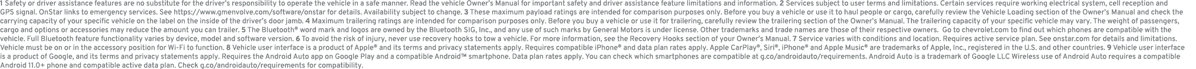 1 Safety or driver assistance features are no substitute for the driver’s responsibility to operate the vehicle in a ...