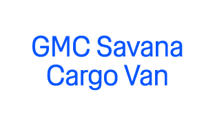 GMC Savana Cargo Van