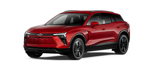 A red SUV with black tires. Description generated by AI