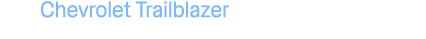 Chevrolet Trailblazer