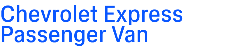 Chevrolet Express Passenger Van