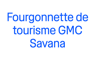 Fourgonnette de tourisme GMC Savana