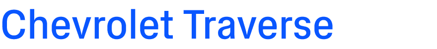 Chevrolet Traverse