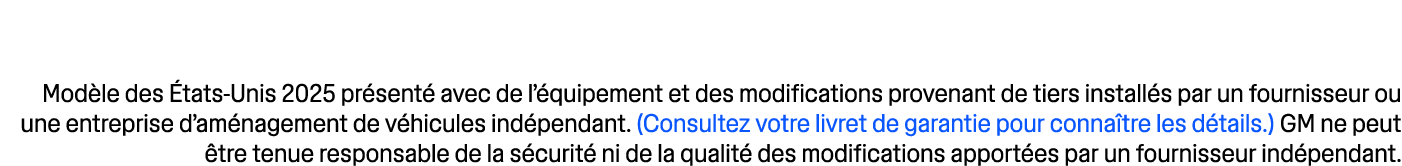 Mod le des tats Unis 2025 pr sent  avec de l’ quipement et des modifications provenant de tiers install s par un fou...