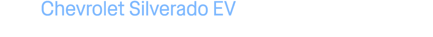 Chevrolet Silverado EV