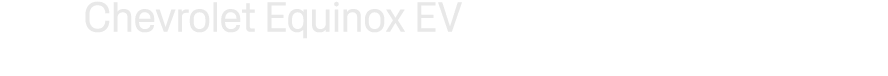 Chevrolet Equinox EV