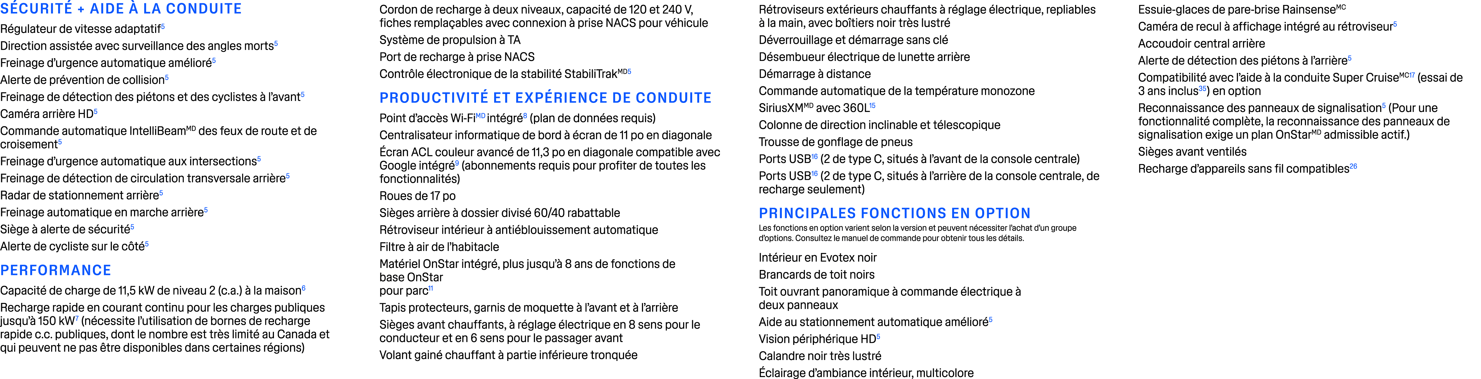 S CURIT + AIDE   LA CONDUITE R gulateur de vitesse adaptatif5 Direction assist e avec surveillance des angles morts5...