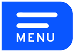 A blue square with the word menu written in white. Description generated by AI