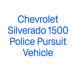 Chevrolet Silverado 1500 Police Pursuit Vehicle