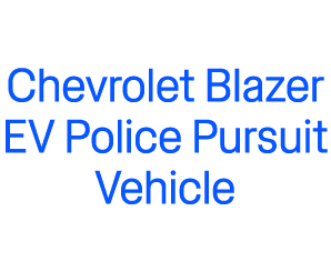 Chevrolet Blazer EV Police Pursuit Vehicle