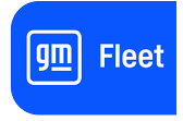 A blue logo for GM Fleet. AI generated content