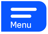 A blue square with the word menu written in white. Description generated by AI